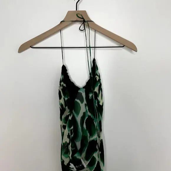 Rat & Boa Vivi Maxi Dress Womens Green New Large - Picture 14 of 16